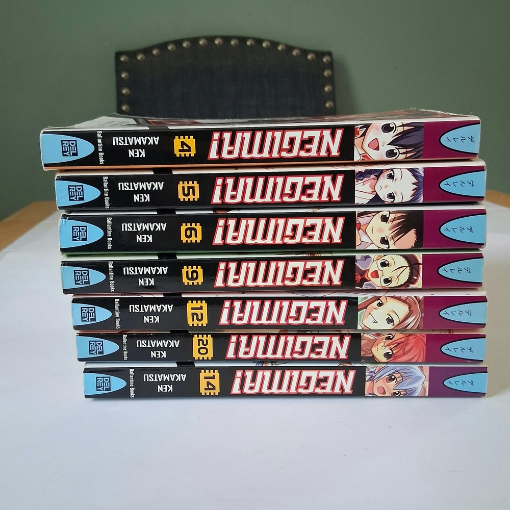 NEGIMA Manga! Volume 4,5,6,9,12,14,20 KEN AKAMATSU Book Lot Of 6 Anime Set 2005